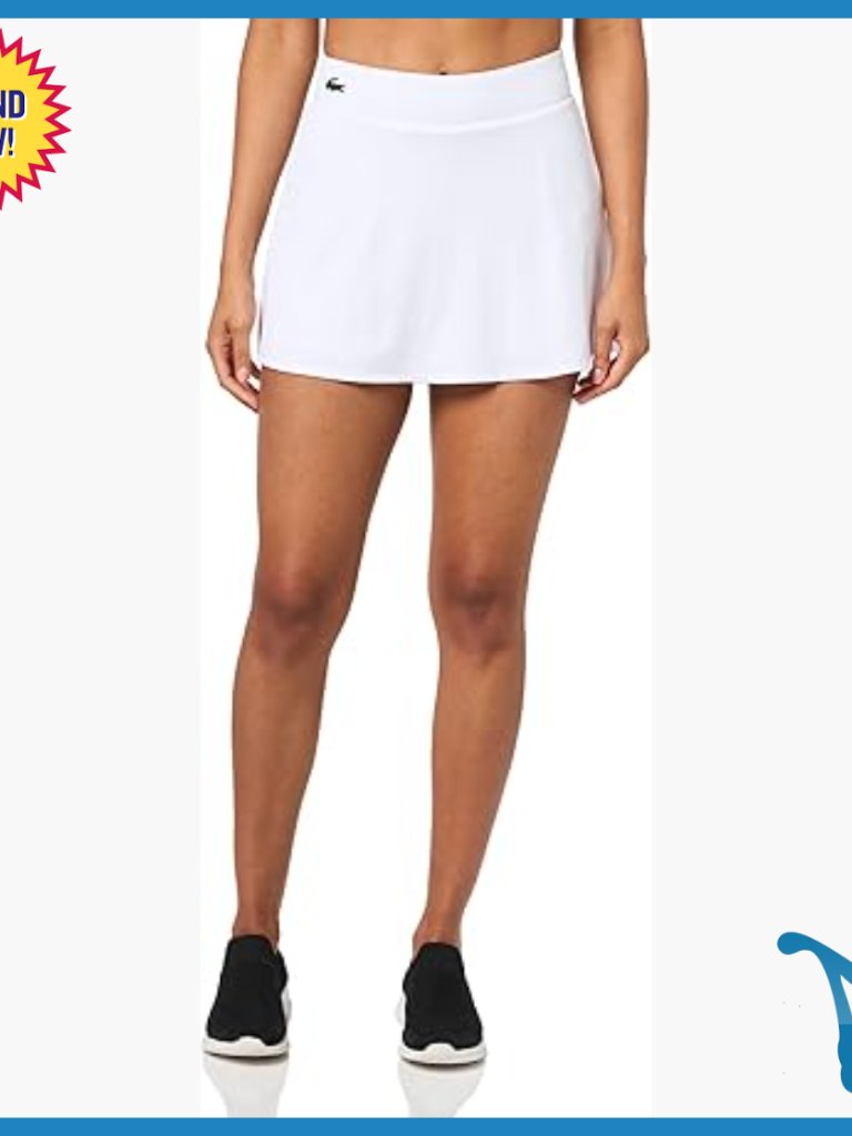 Active Tennis Skirt With Built-In Shorts, Moisture-Wicking, Stretch Fabric